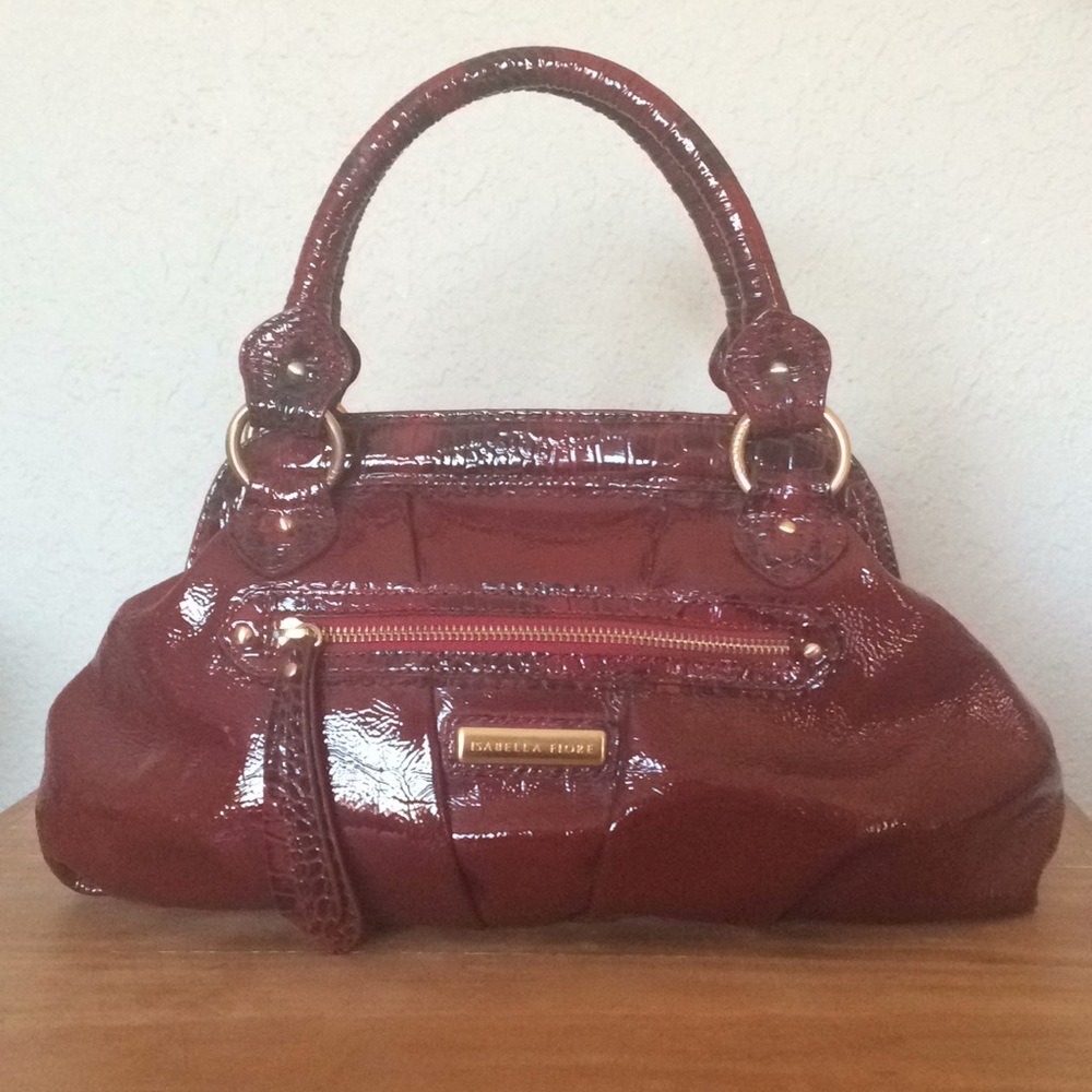 Isabella Fiore Red Leather Satchel ✨Hard to find!✨
